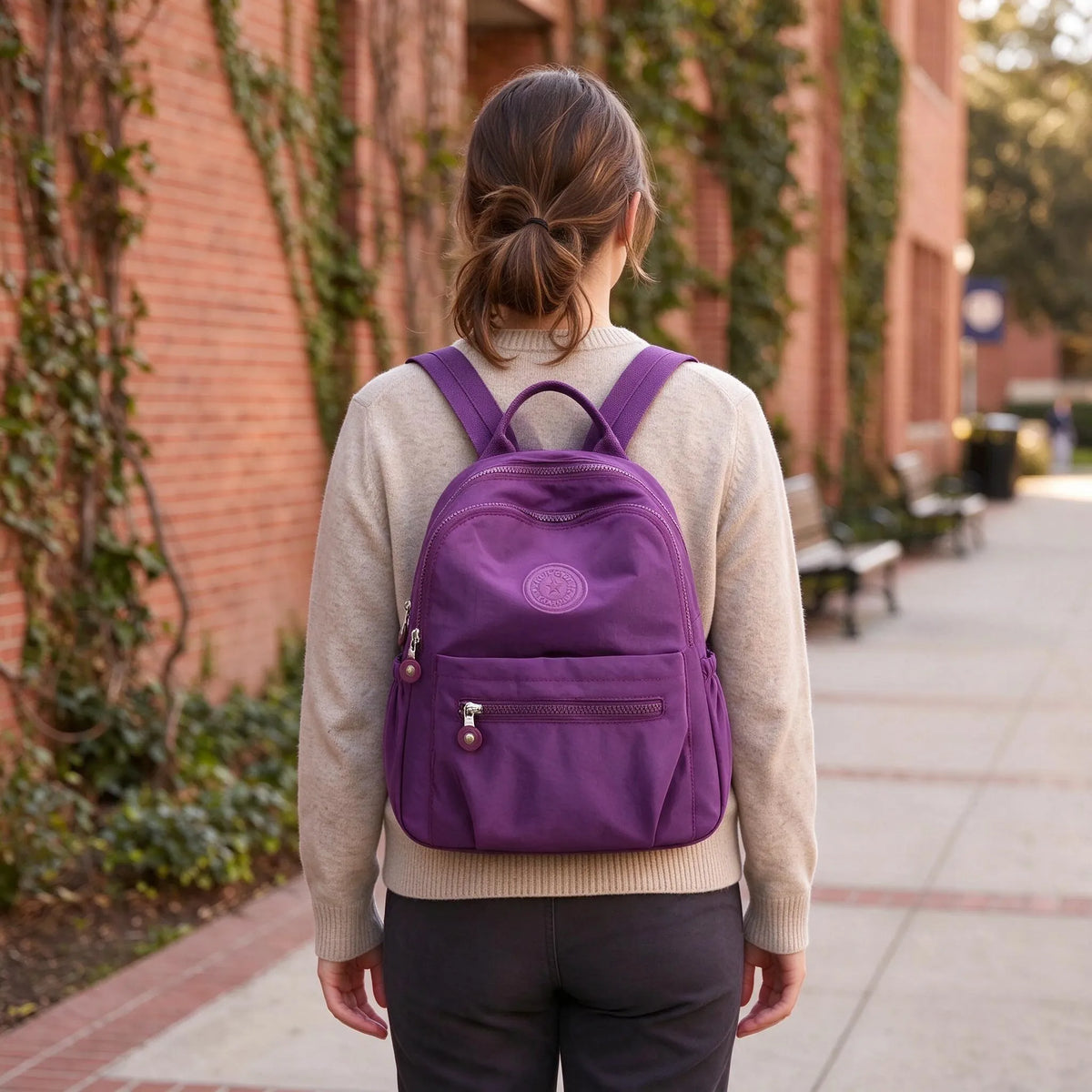 Student Campus Day Pack Casual Mini Backpack
