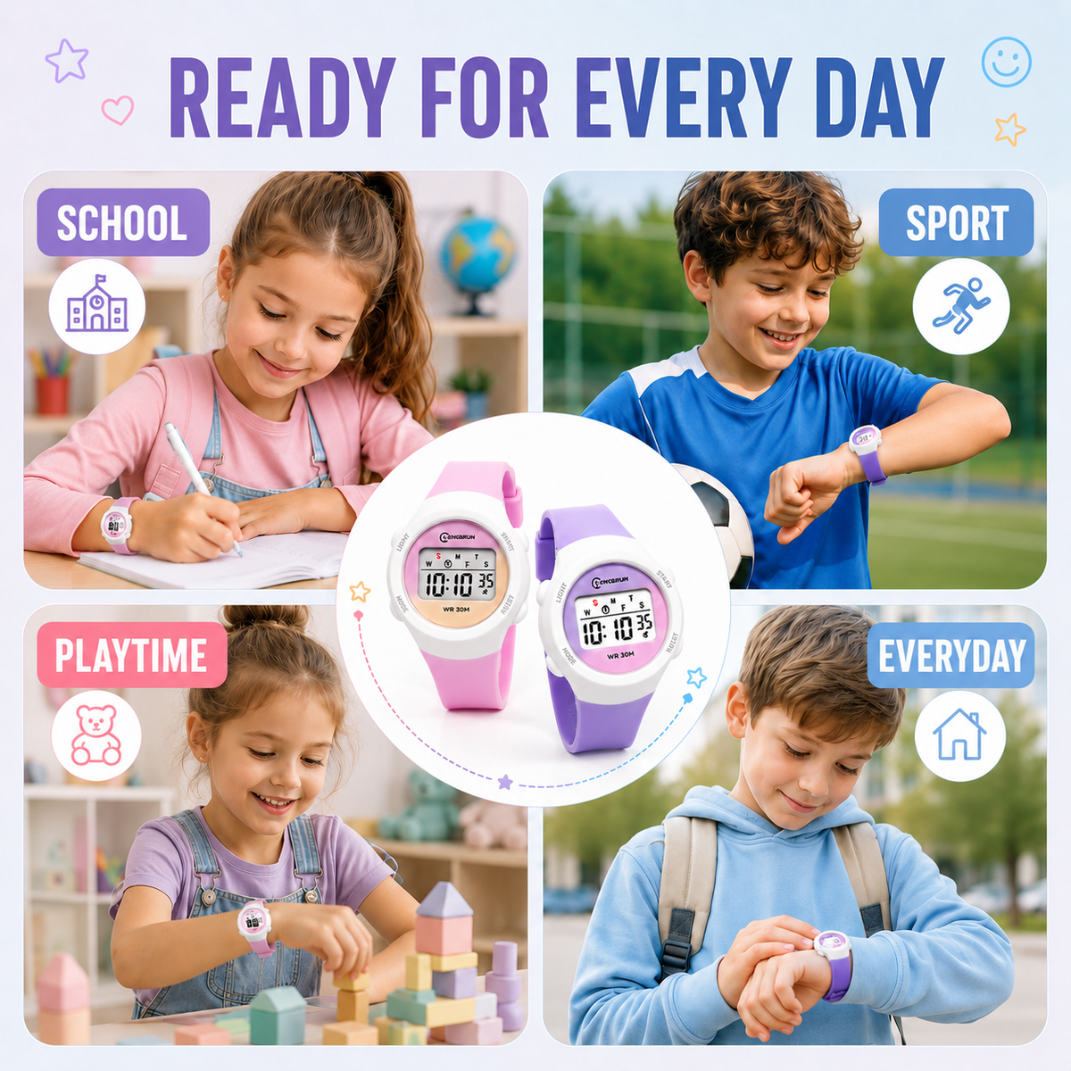 Nordspur | Kids Digital Sport Watch