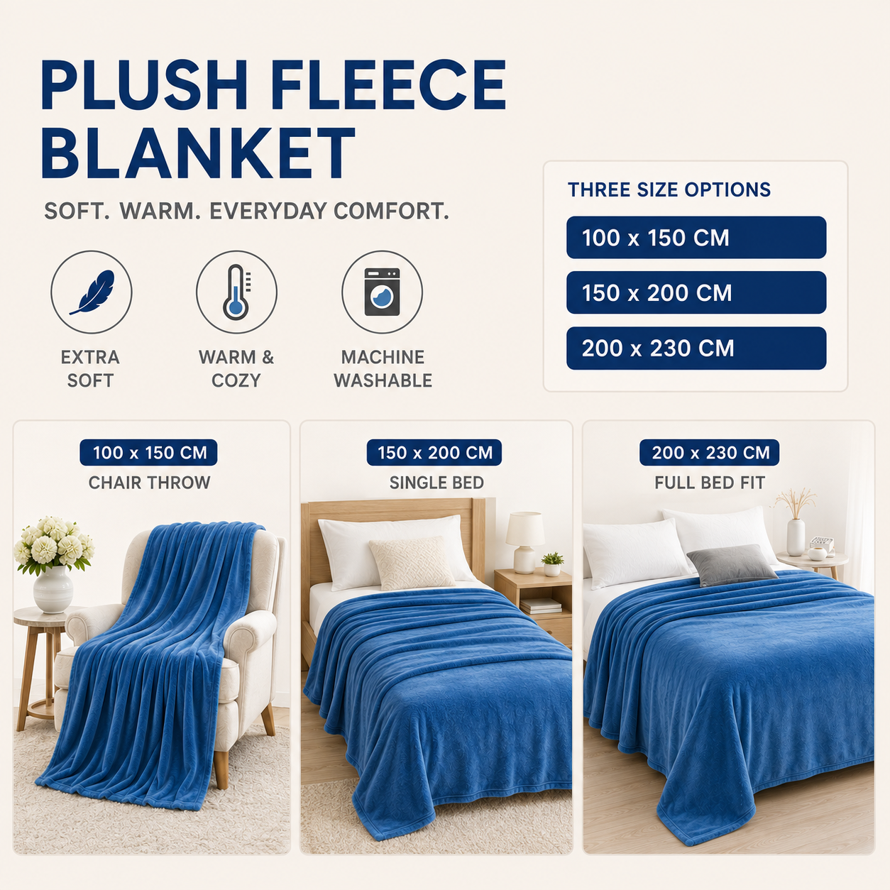 Nordspur | Snugluxe Lightweight Brushed Throw