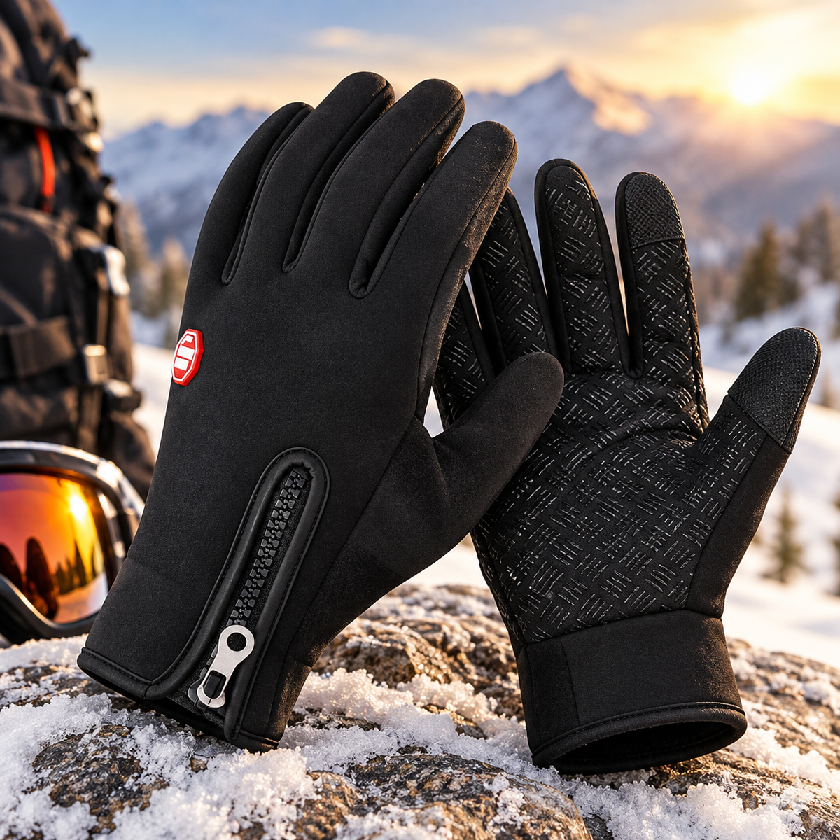 Trailvexo | Heated Waterproof Cycling Gloves for Winter Trails