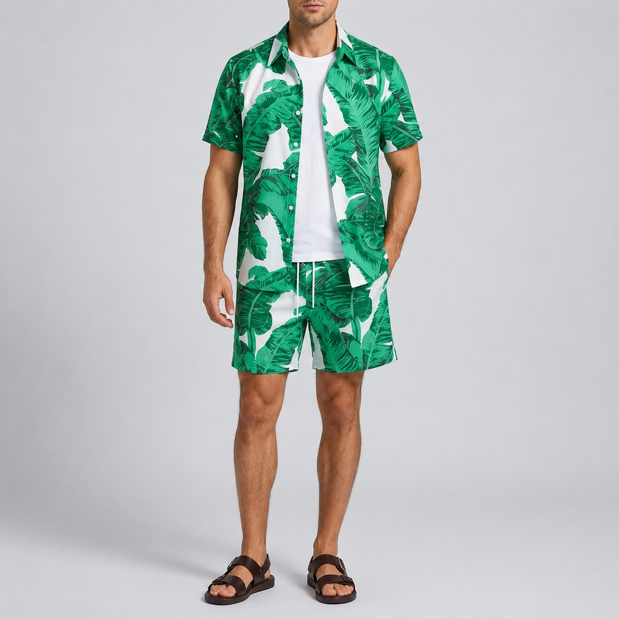 Nordspur | Tropivex Tropical Print Shirt And Shorts Set
