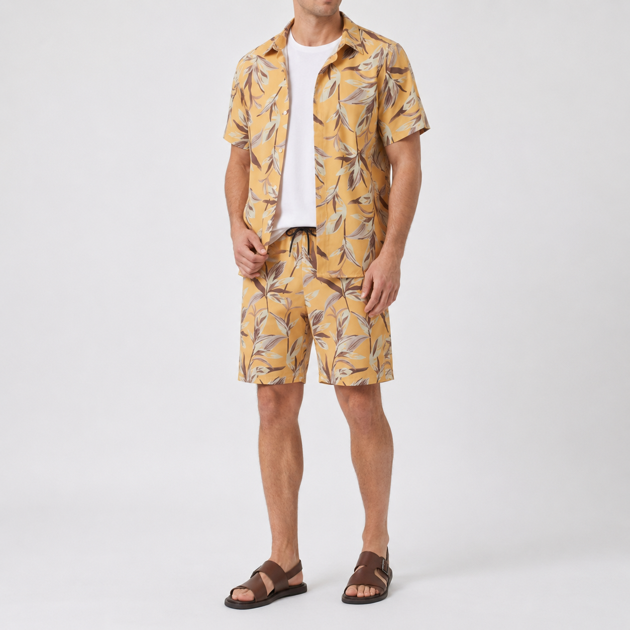 Nordspur | Tropivex Tropical Print Shirt And Shorts Set
