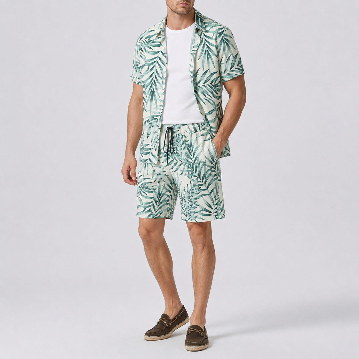Nordspur | Tropivex Tropical Print Shirt And Shorts Set