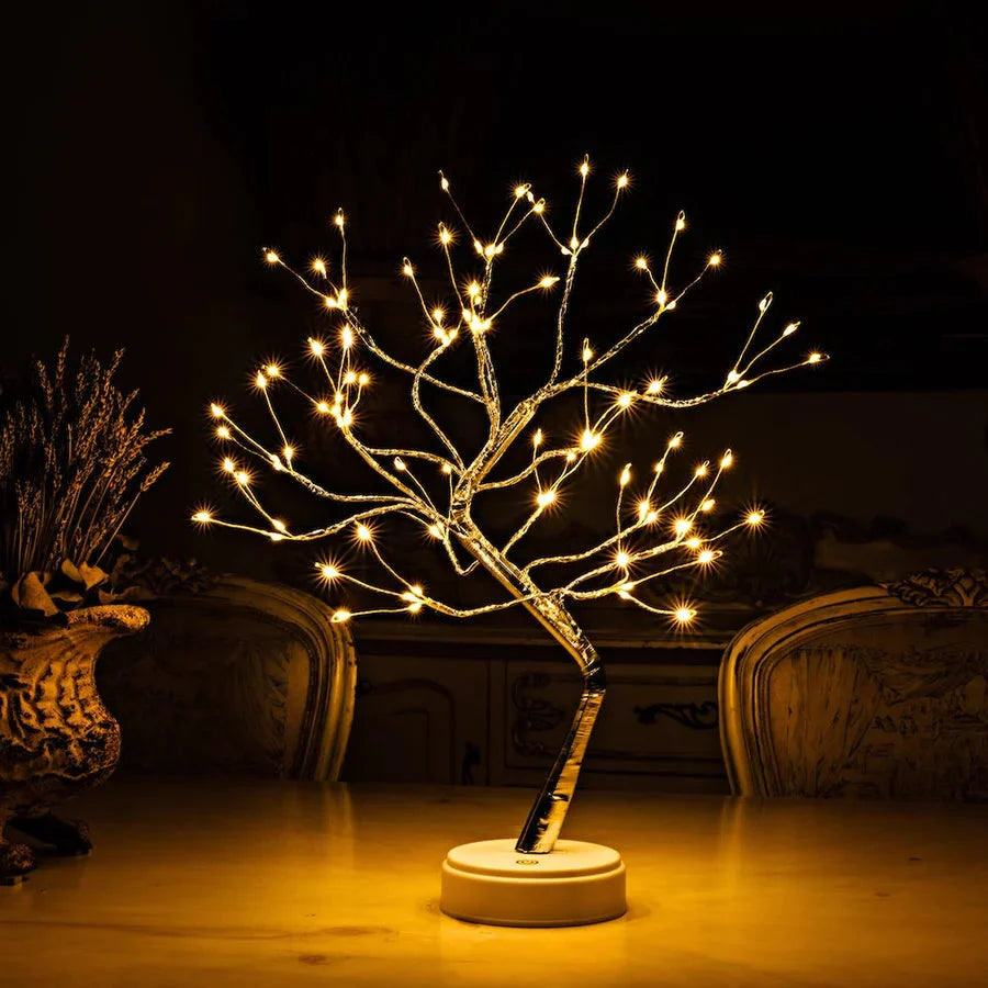 Handcrafted Tree Lamp with 108 Mini LEDs