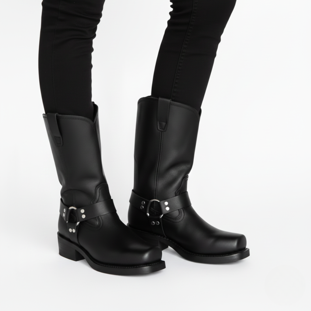 Nordspur | Retro Western Mid Calf Boots