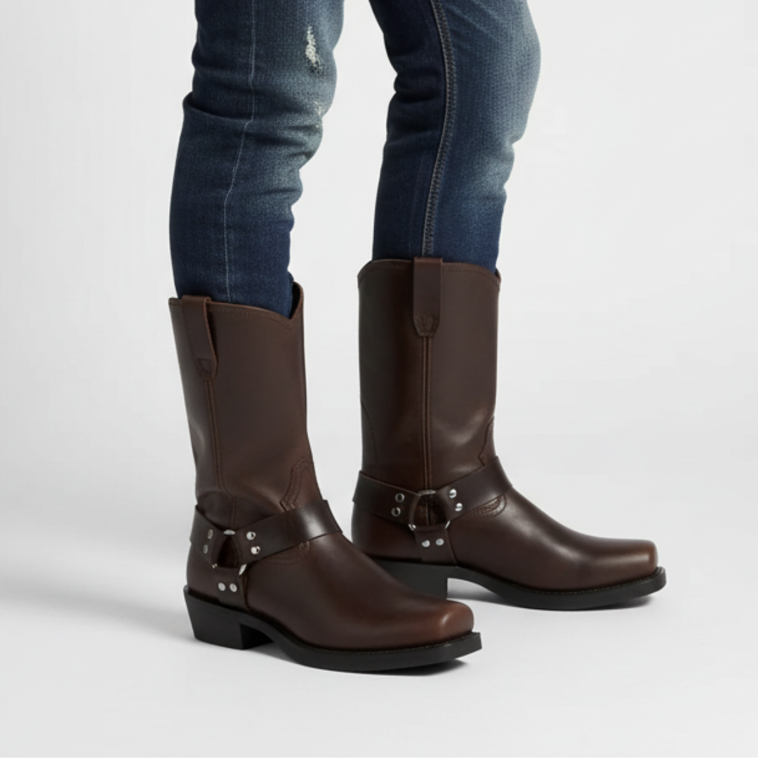Nordspur | Retro Western Mid Calf Boots