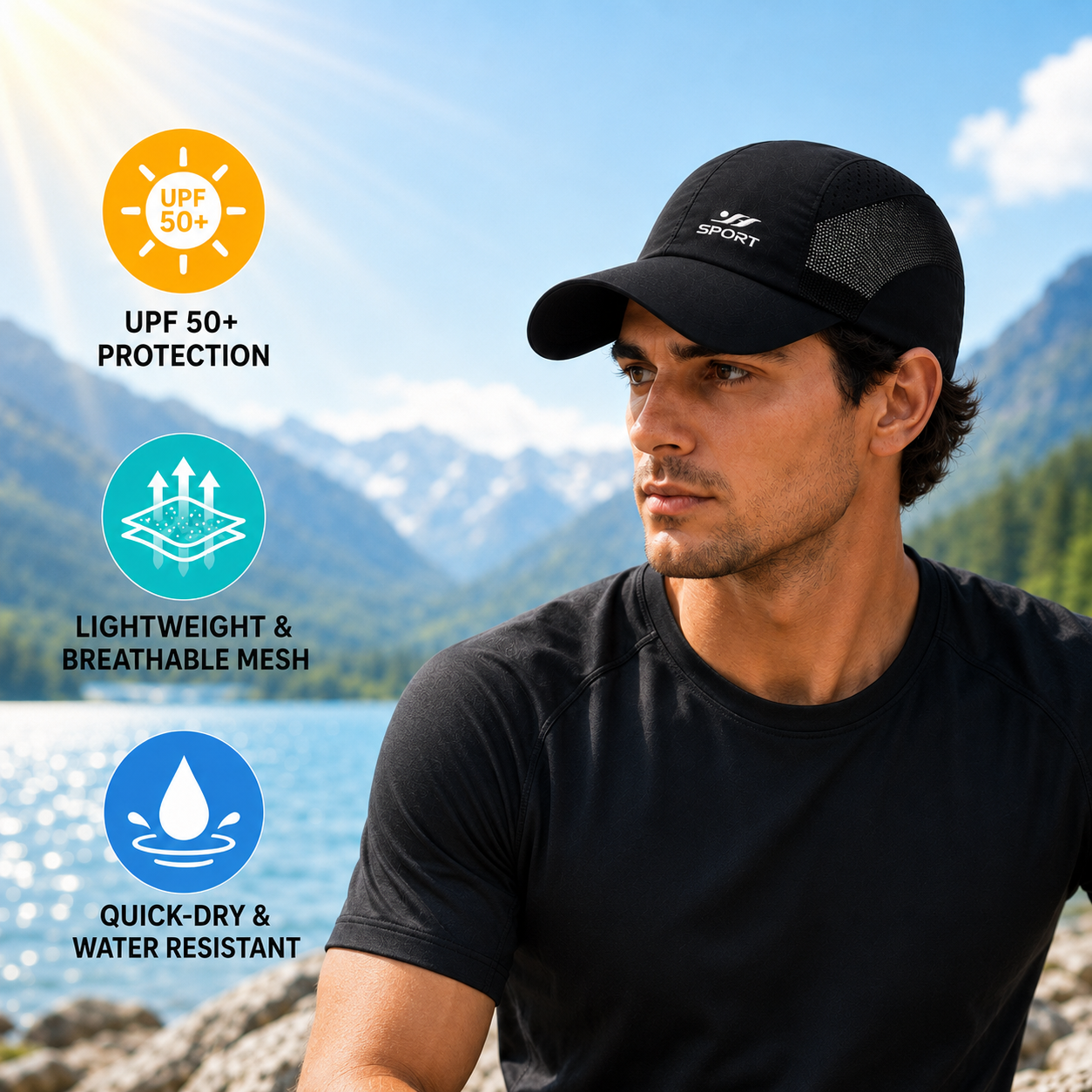 Nordspur | Venlux UV-Rated Breathable Baseball Cap