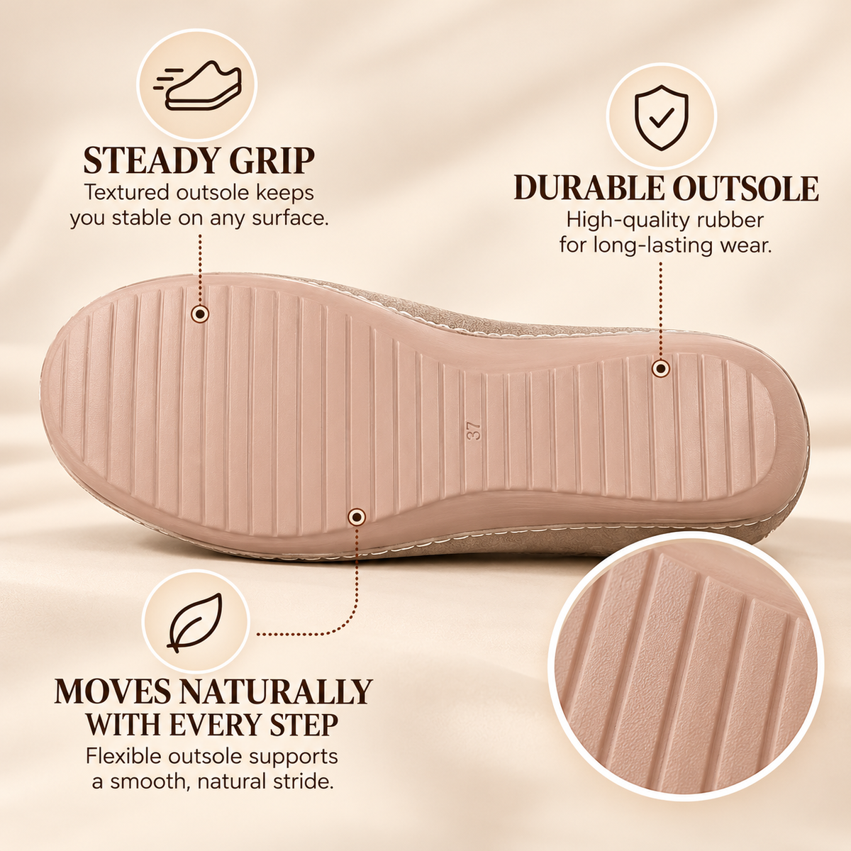 Vorlexa | Arch Support Slippers for Hard Floors
