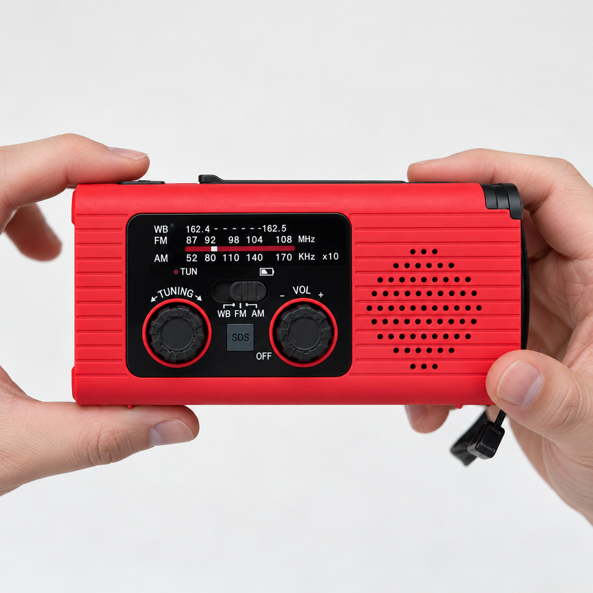 Vorlexa | Multi-Function Hand Crank Emergency Radio Flashlight