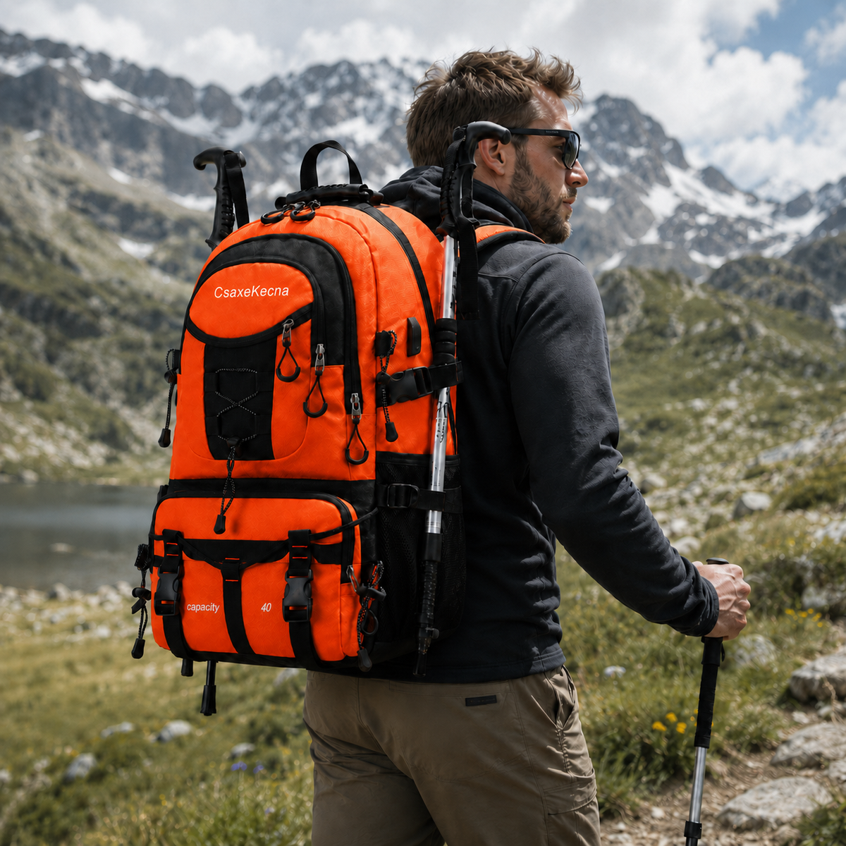 Nordspur | BergTrail Pro 40L Hiking Rucksack with USB Charging