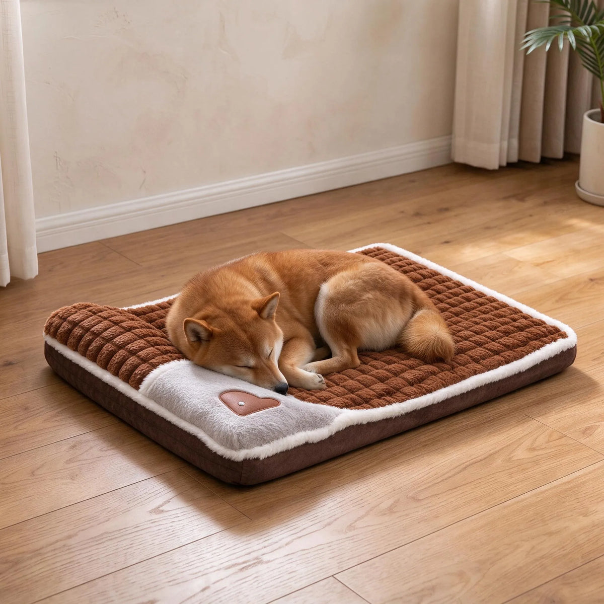 Washable Zip Cover Orthopedic Memory Foam Pet Bed