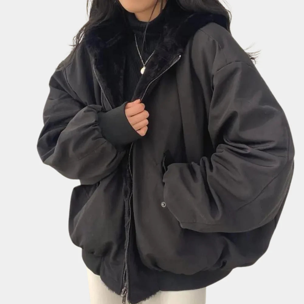 2-in-1 Women's Winter Coat with Hood Versatile Warmth and Style for Cold Weather