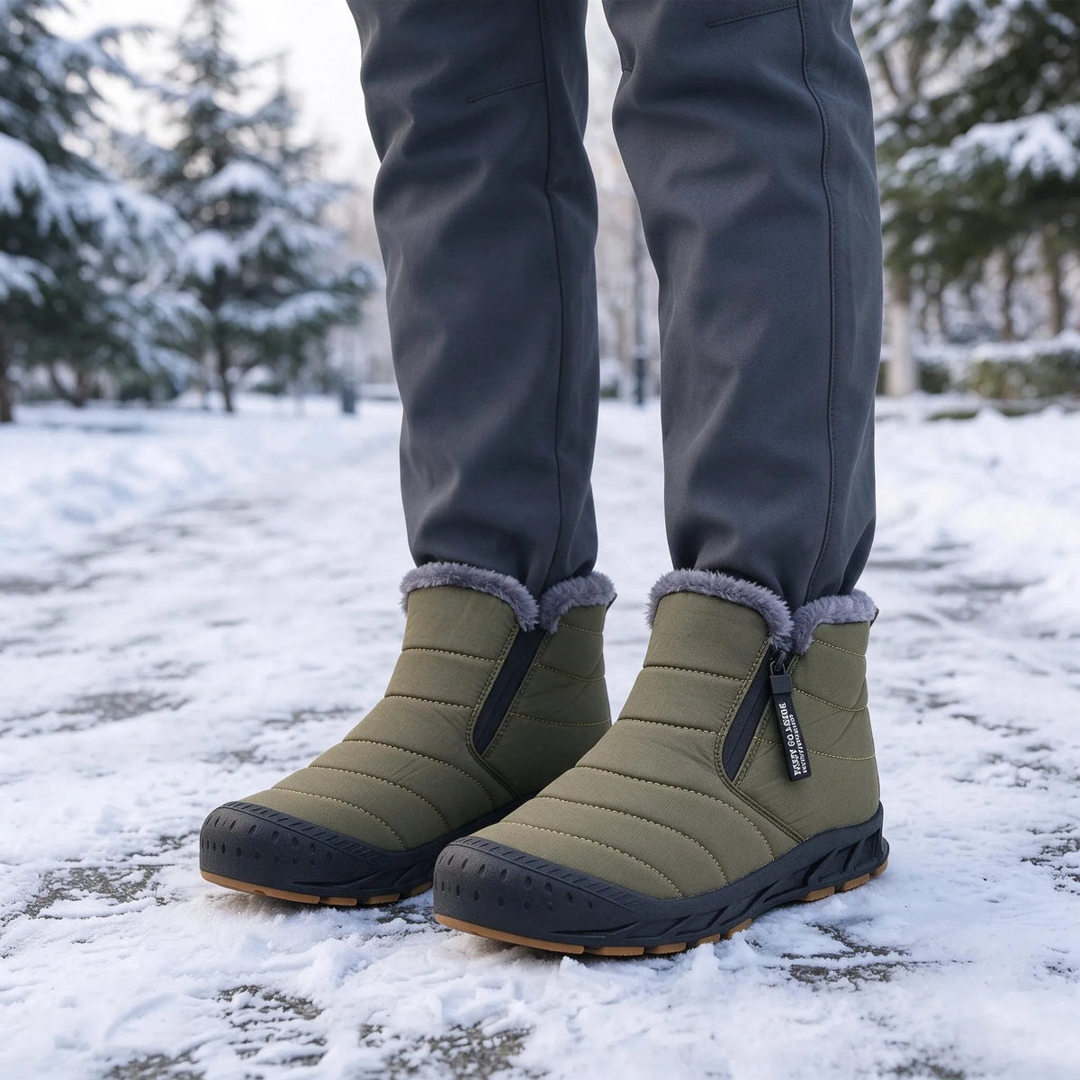 Women's Water-Resistant Winter Snow Boots