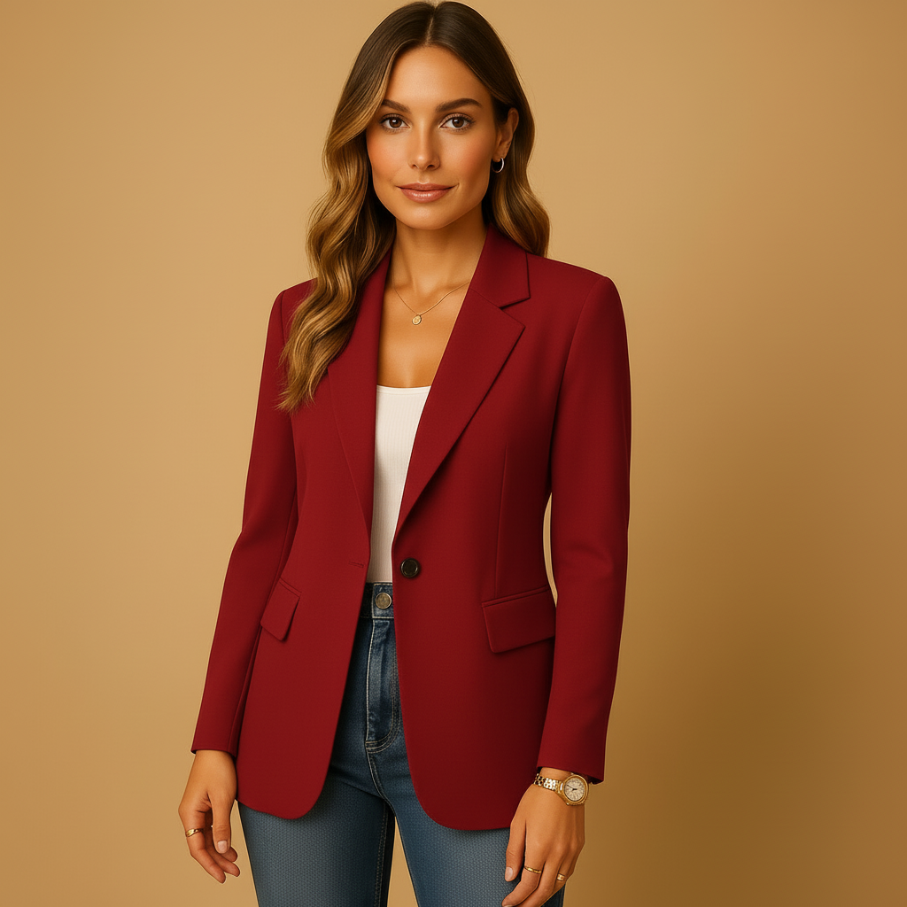 Tailored Single-Breasted Blazer