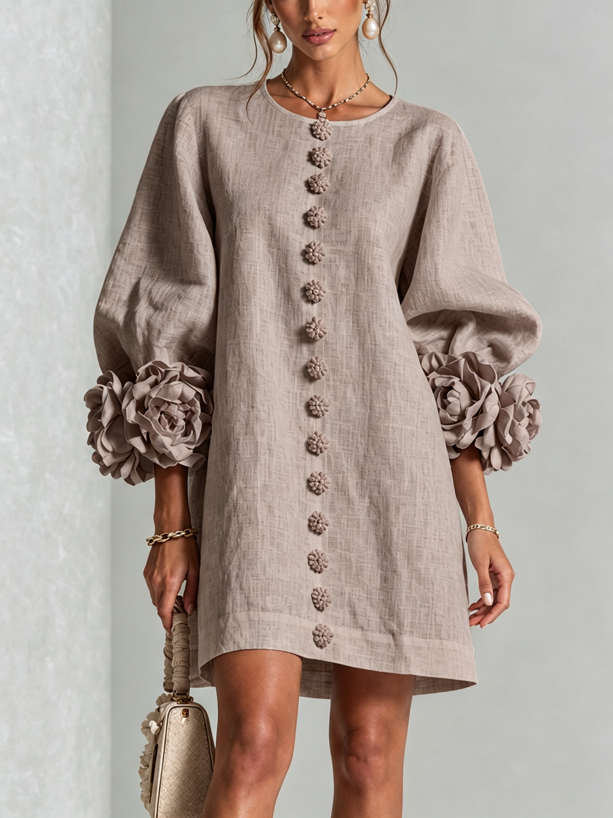 Elegant Long Sleeve Dress for Women