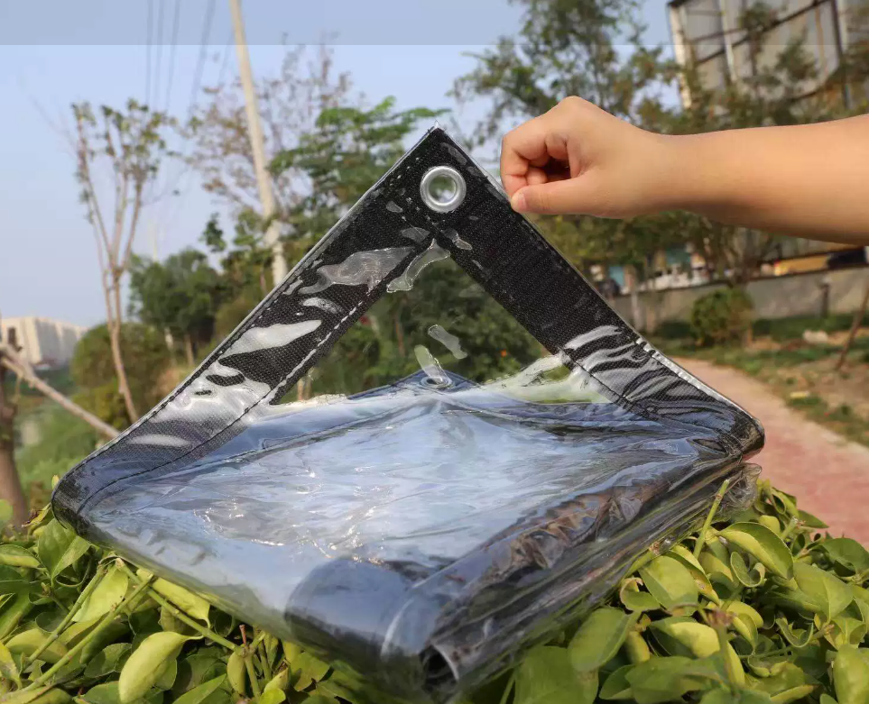 Zentavo | Clear Balcony Weather Screen Tarpaulin