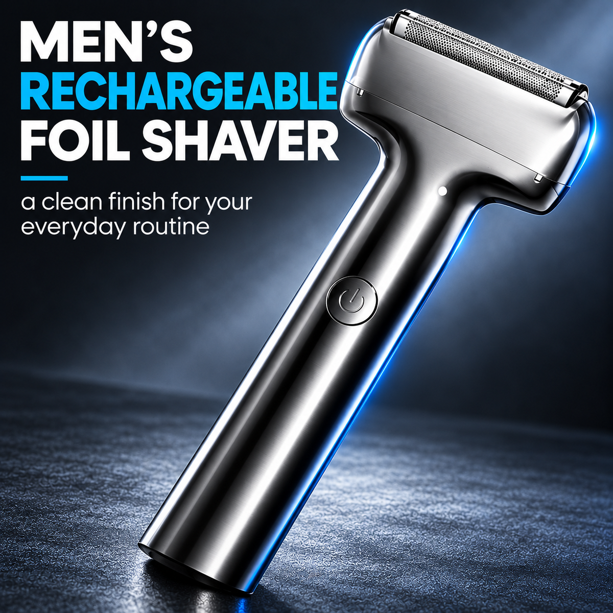 Men's Rechargeable Foil Electric Shaver – Efficient Close Shaving, Cordless Portable Wet & Dry Beard Razor for Daily Grooming