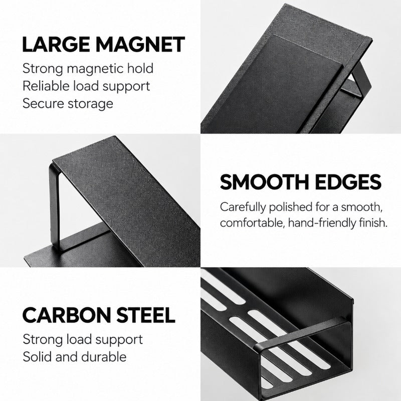 Drill-Free Magnetic Fridge Shelf