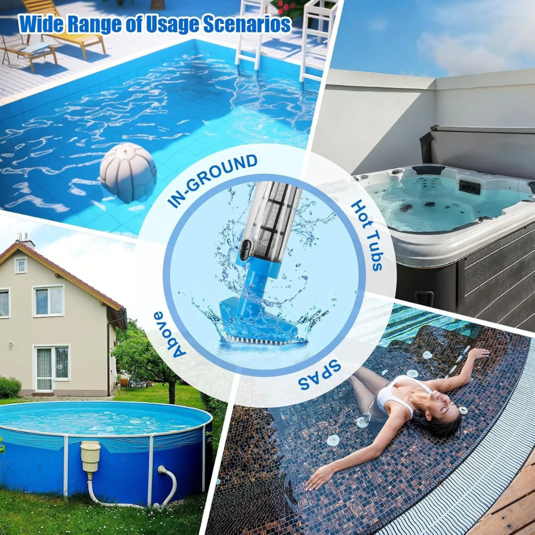 3 in 1 Cordless Rechargeable Pool Vacuum Cleaner