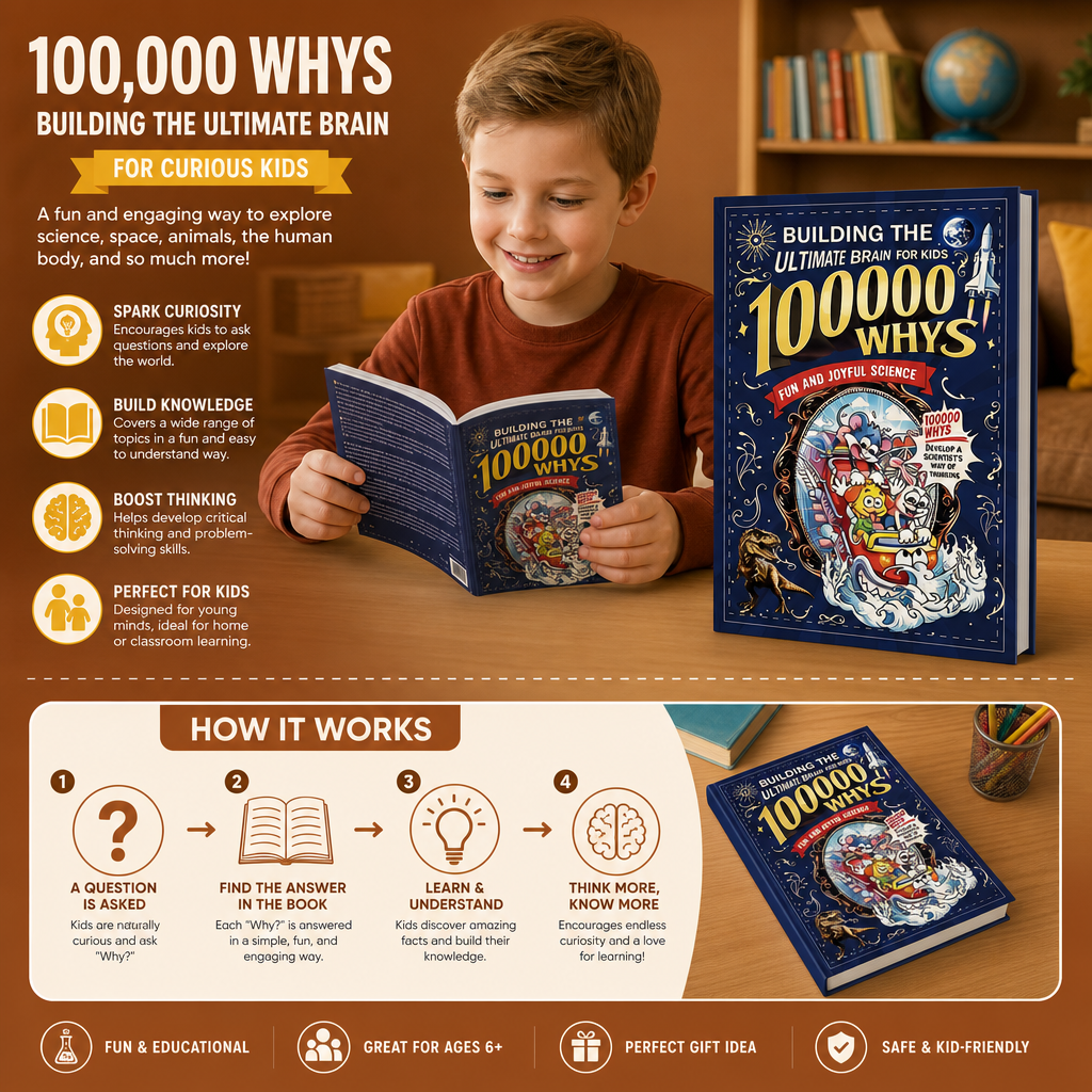 100,000 Whys – Kids' Questions & Facts Book