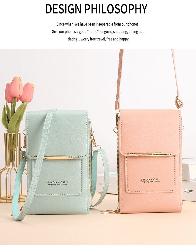 Women's Touch Screen Messenger Bag