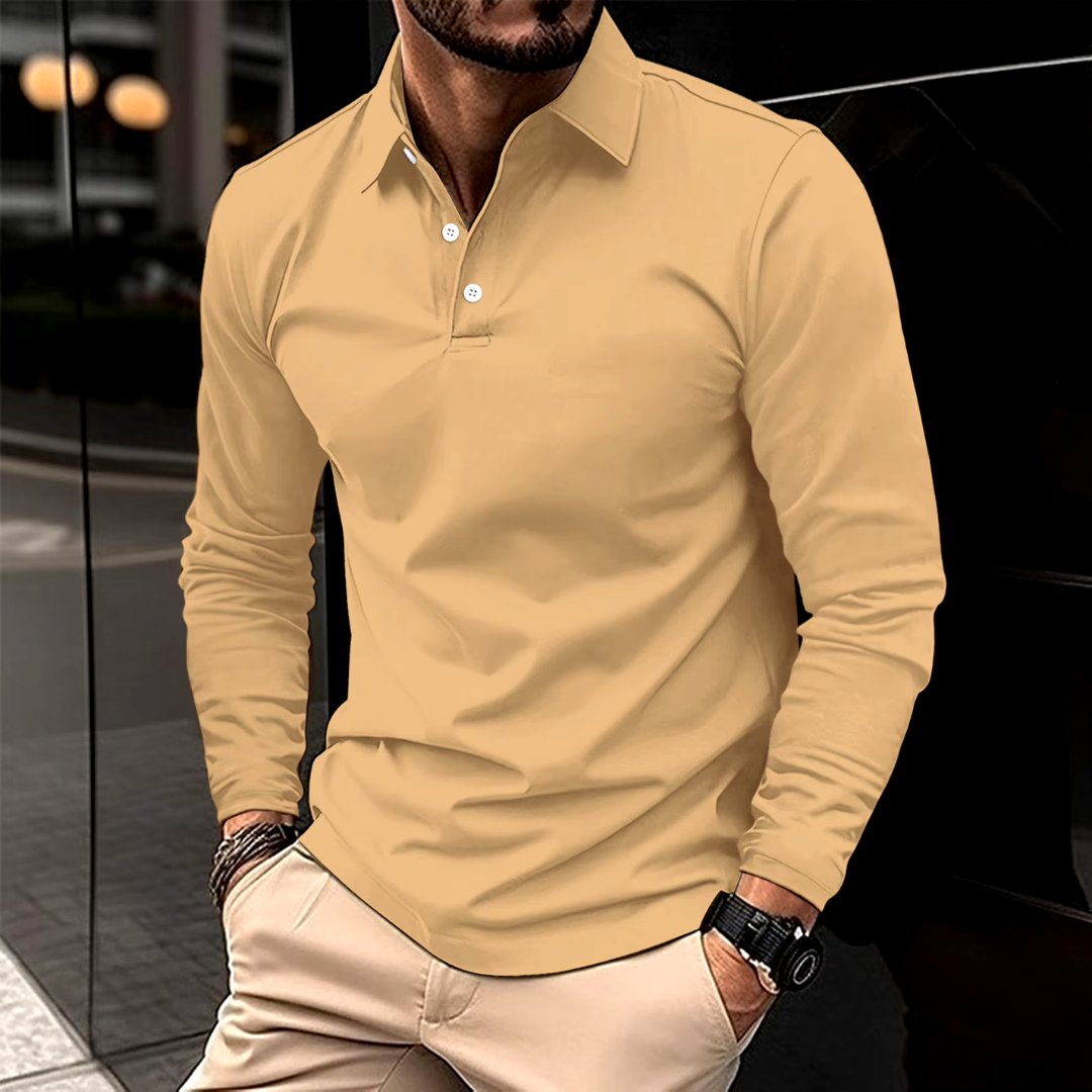 Smart Casual Long-Sleeved Polo
