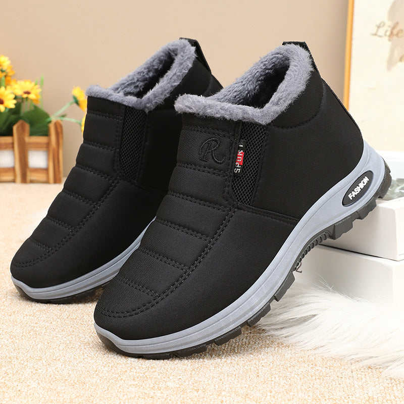 Women's Lunwick Winter Ankle Boots – Thick Plush Lining with Side Zipper & Cushioned Sole (US 4–12.5)