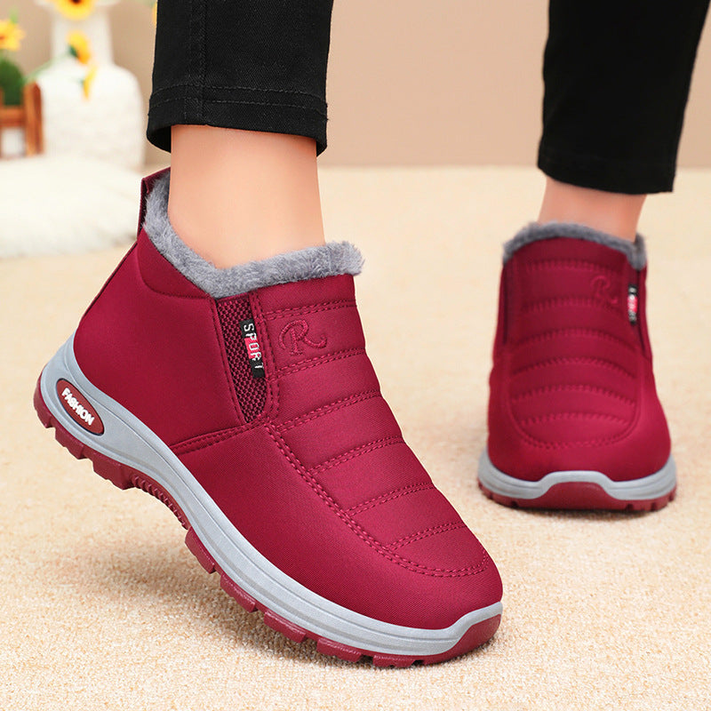 Women's Lunwick Winter Ankle Boots – Thick Plush Lining with Side Zipper & Cushioned Sole (US 4–12.5)