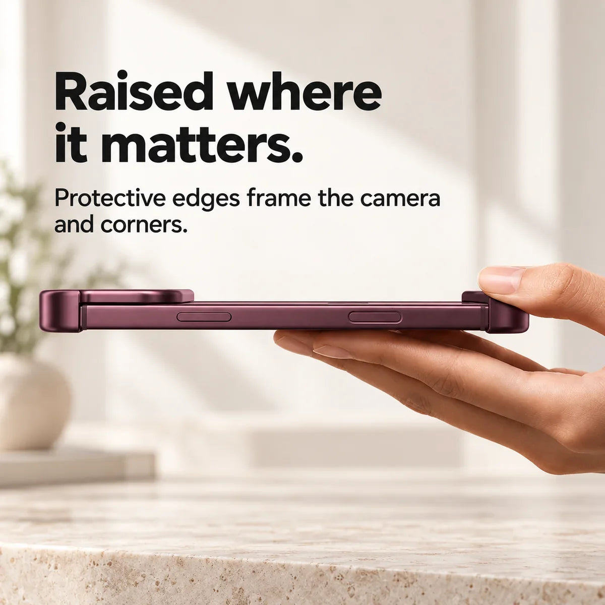 Slim Aluminum iPhone Bumper Case – Shockproof Minimal Protection