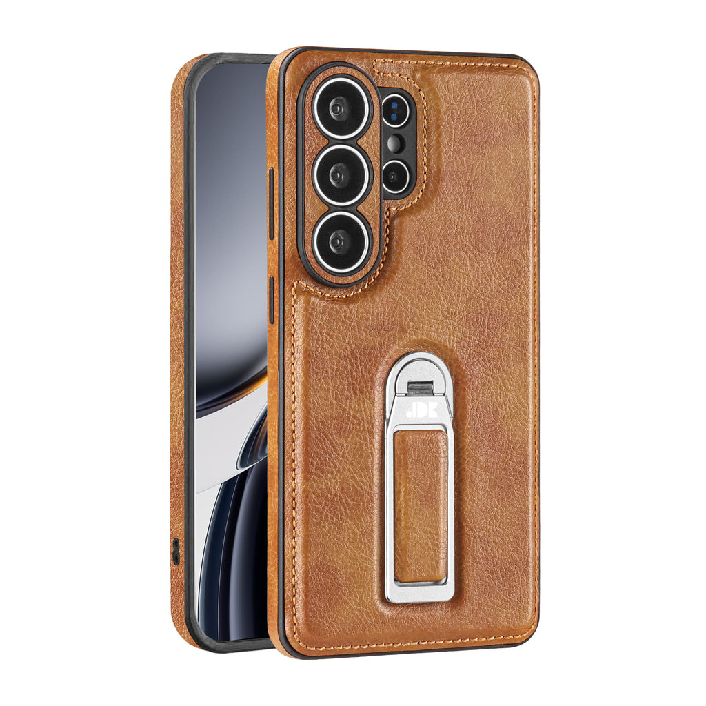 Premium Leather Stand Galaxy Phone Case