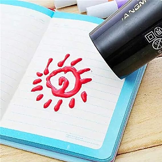 Magic Markers with Puffy Effect