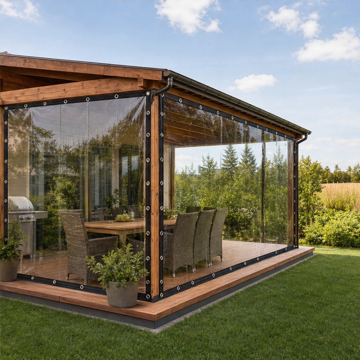 Clear PVC Tarpaulin
