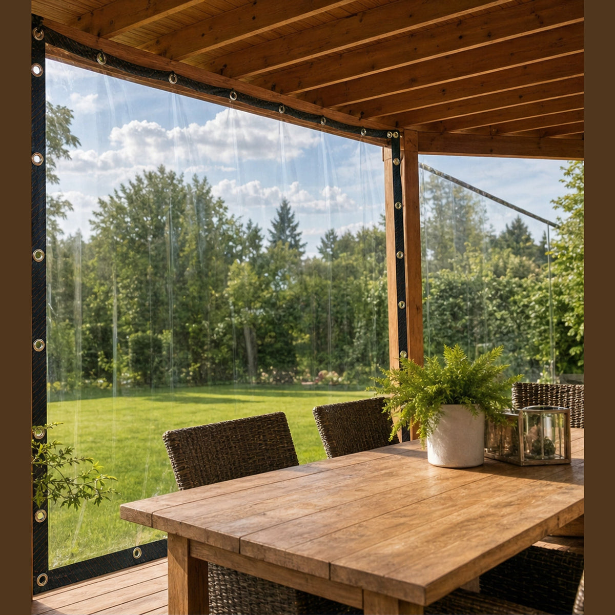 Clear PVC Tarpaulin