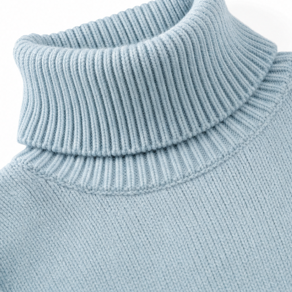 Turtleneck Sweater and Wide-Leg Pants Set