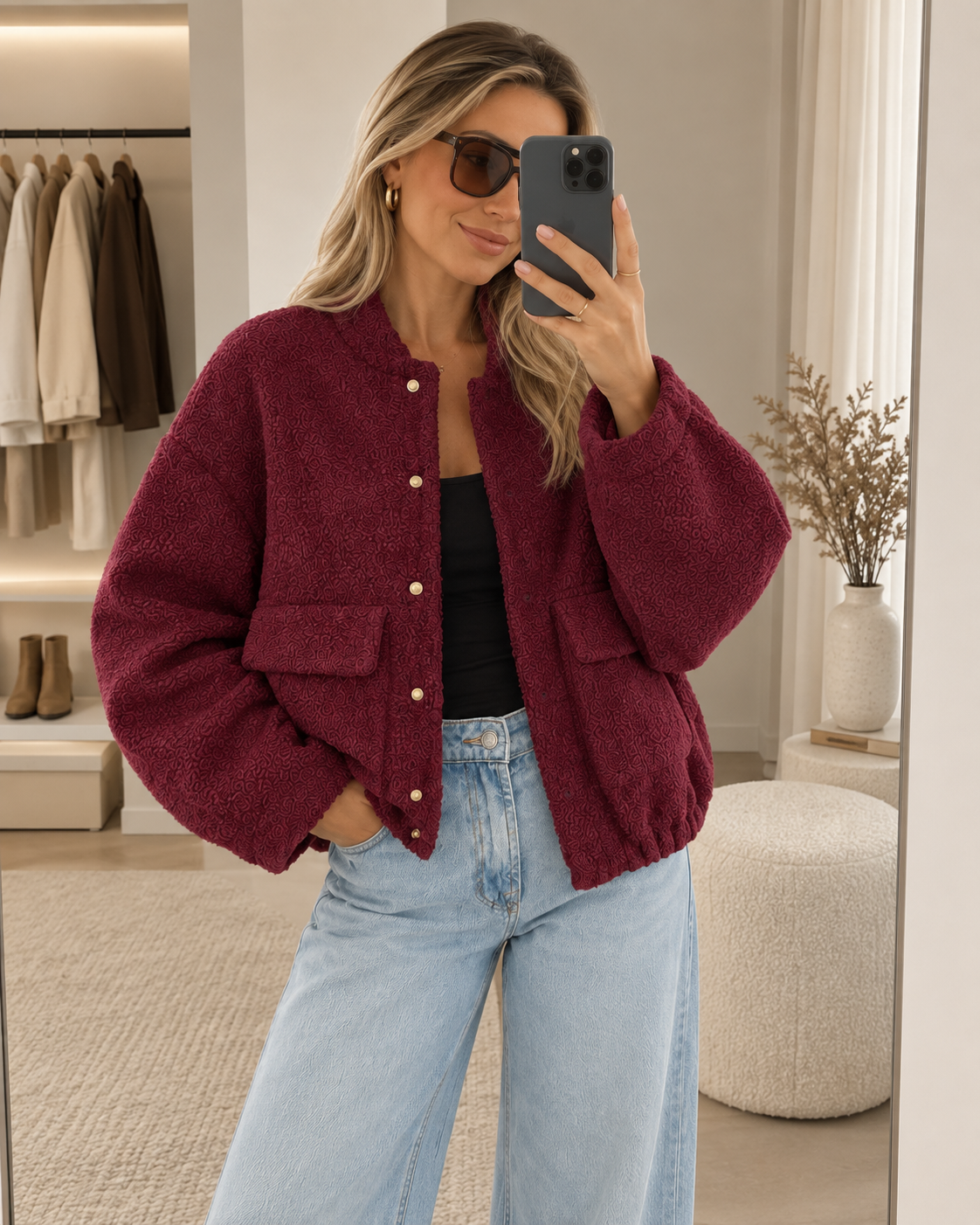 Cozy Bomber Jacket