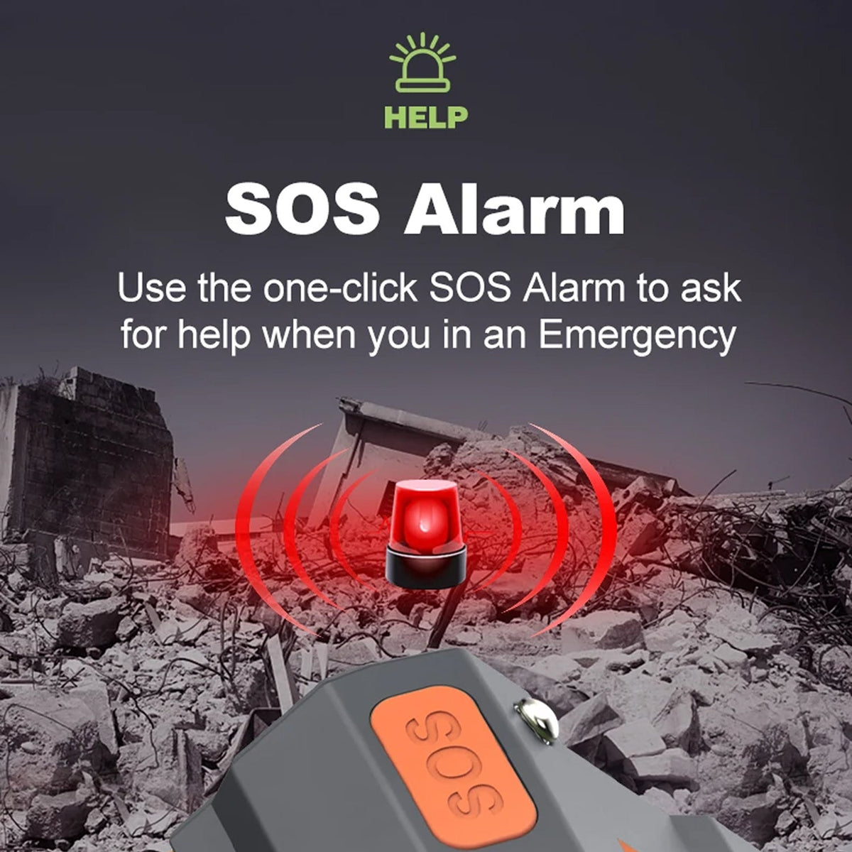 Emergency Radio with Hand Crank, Solar Panels, and NOAA Alerts