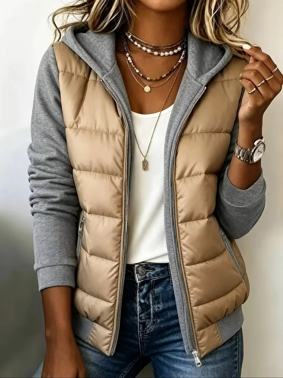 Padded Jacket with Hood