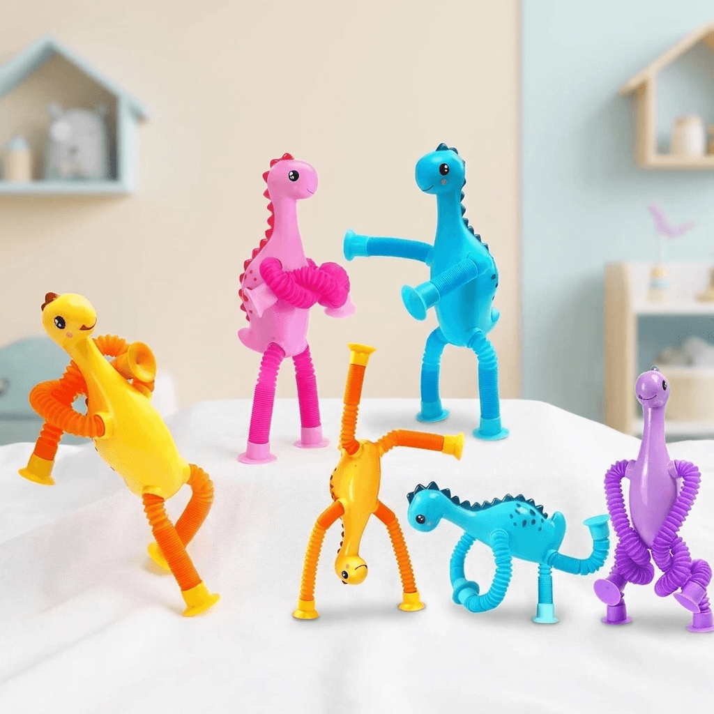 Stretchy Tube Dinosaur Toy