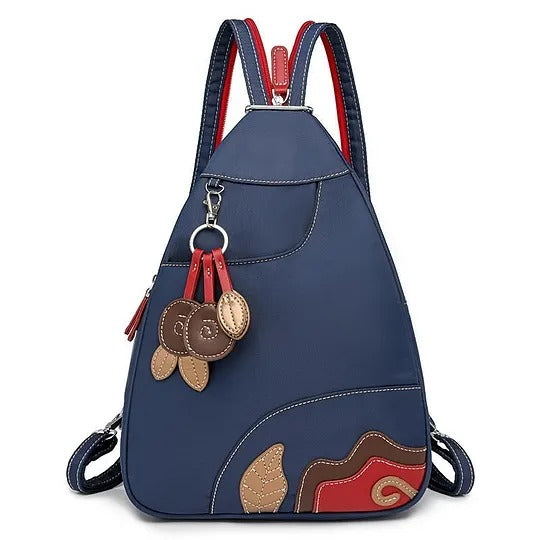 Women's Decorative Shoulder Backpack