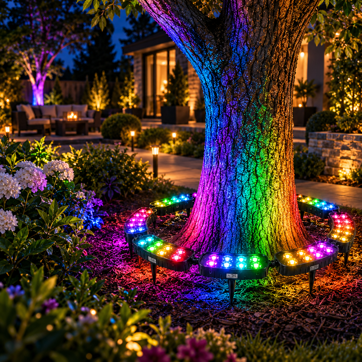 Solar RGB Landscape Ring Light