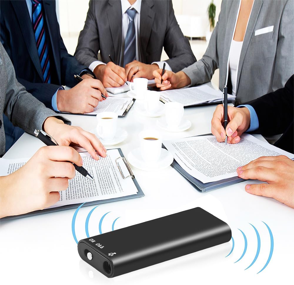 HD Voice Recorder – Compact, High-Quality Sound & Perfect for Meetings, Lectures and Interviews