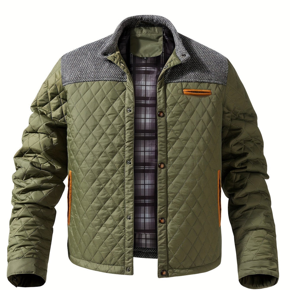 Gideon Quilted Stand-Collar Jacket