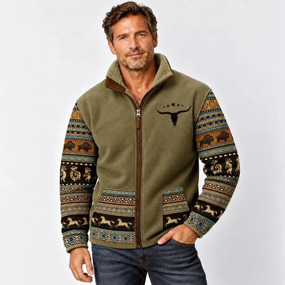 Modern Men's Long Sleeve T-Shirt with 3D Print for Autumn/Winter