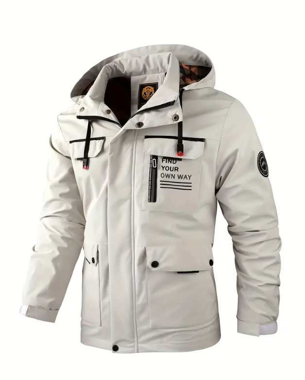 Autumn and Winter Men's Thick Warm Windproof and Waterproof Jacket