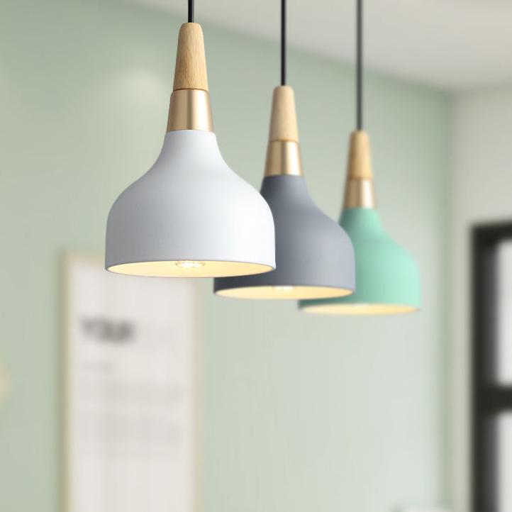 Modern Macaron Disc Pendant Lamp