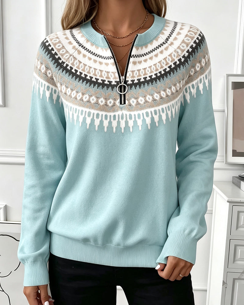 Annemieke Sweatshirt with Zipper