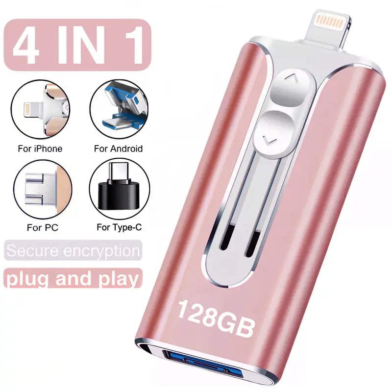 4-in-1 USB External Memory Storage