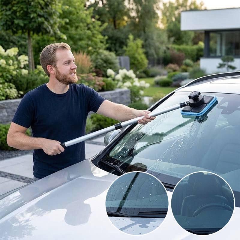 Double Sided Magnetic Windshield Cleaning Kit