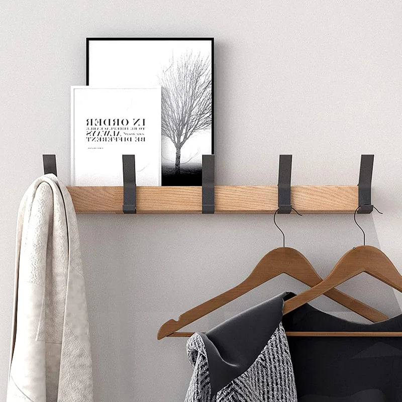 Wooden Wall Coat Rack