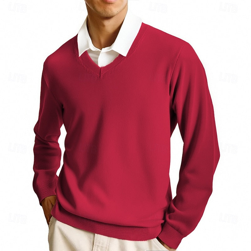 Refined V-Neck Sweater